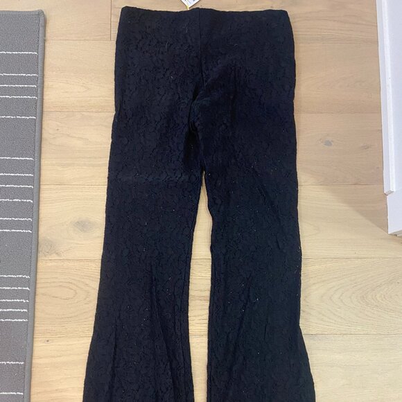 BCBG MaxAzria See-through Black Stretchy Lace Pants BNWT - Picture 3 of 5